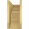 Ekena Millwork 11"W x 22"D x 22"H Classic Bryant Rough Cedar Woodgrain TimberThane Corbel, Primed Tan CORUR11X22X22BRYRCPR - alternate 5